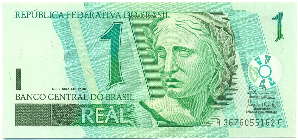 1 реал 2003 года Бразилия — Фото №1