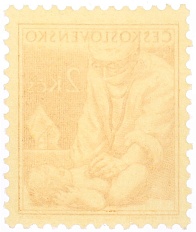 Почтовая марка 2 кроны 1954 года Чехословакия — Фото №2