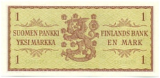 1 марка 1963 года Финляндия — Фото №2