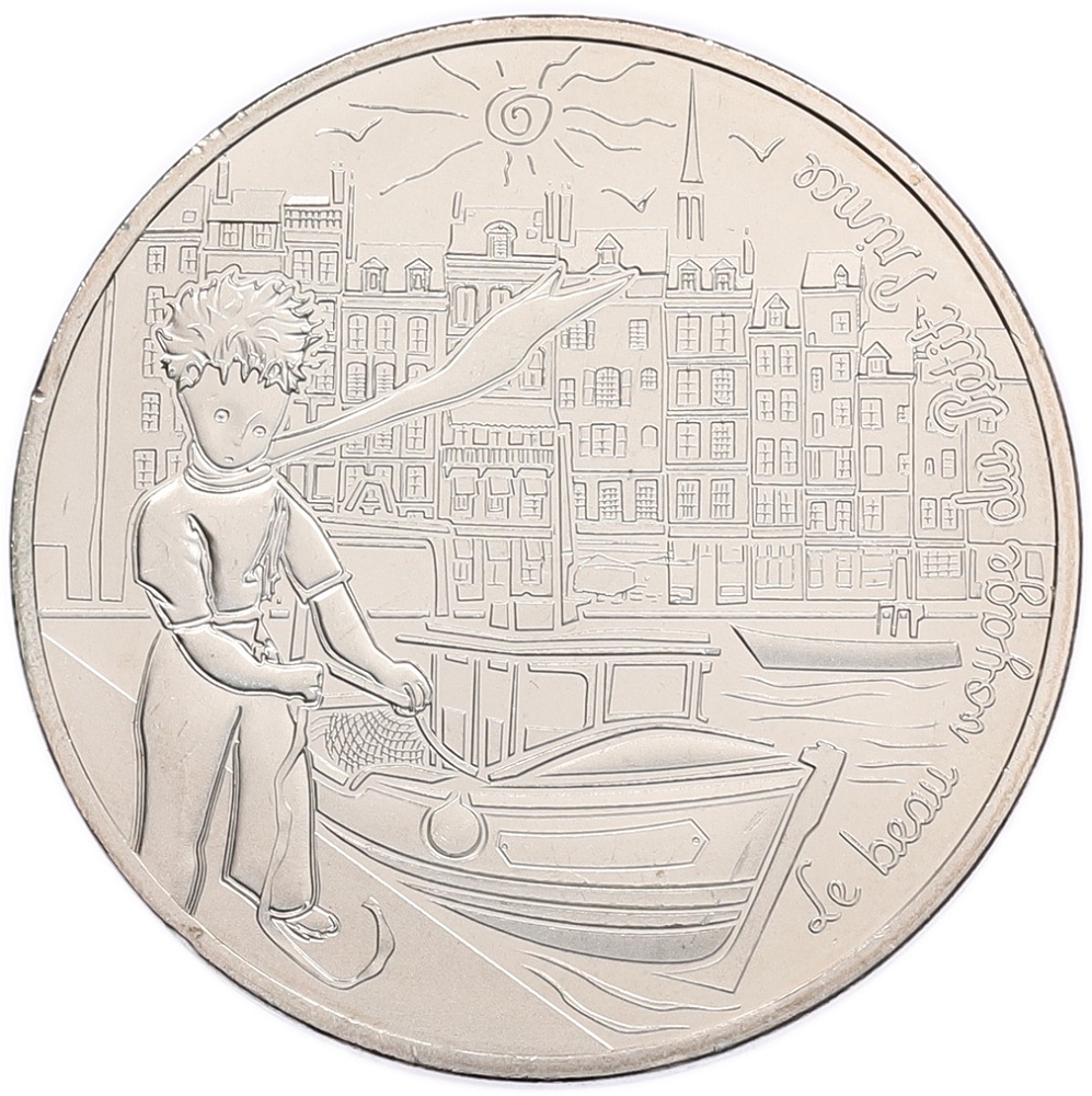 10 евро 2016 года Франция «Маленький принц — Рыбалка» — Фото №1