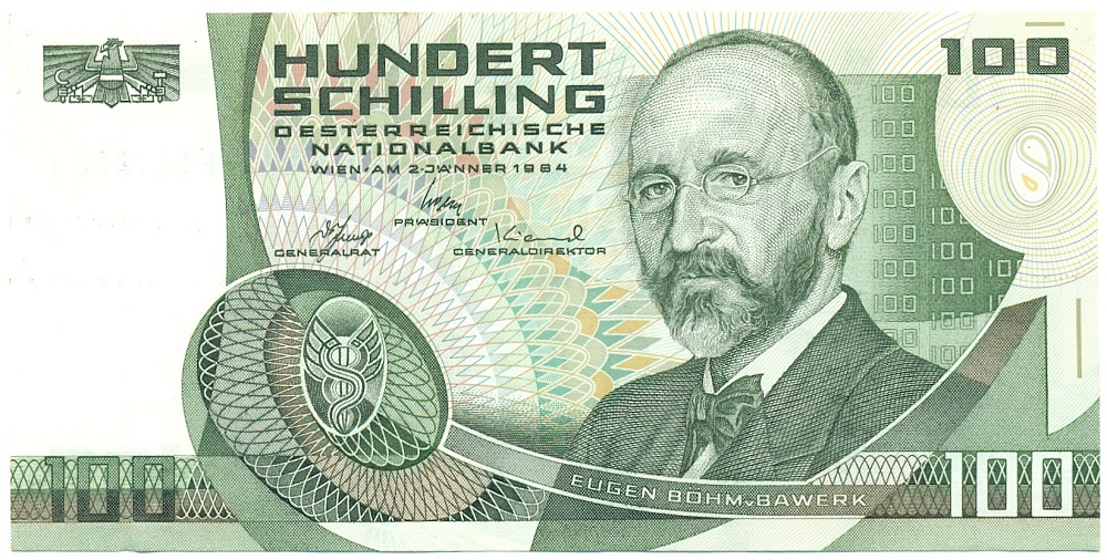100 шиллингов 1984 года Австрия — Фото №1