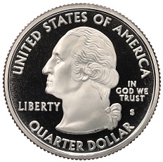 1/4 доллара (25 центов) 2005 года S США «Штаты и территории — Западная Вирджиния» — Фото №2