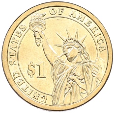 1 доллар 2010 года (Р) США «14-й президент США Франклин Пирс» — Фото №2