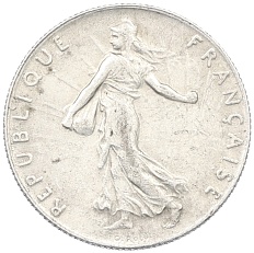 50 сантимов 1917 года Франция — Фото №2