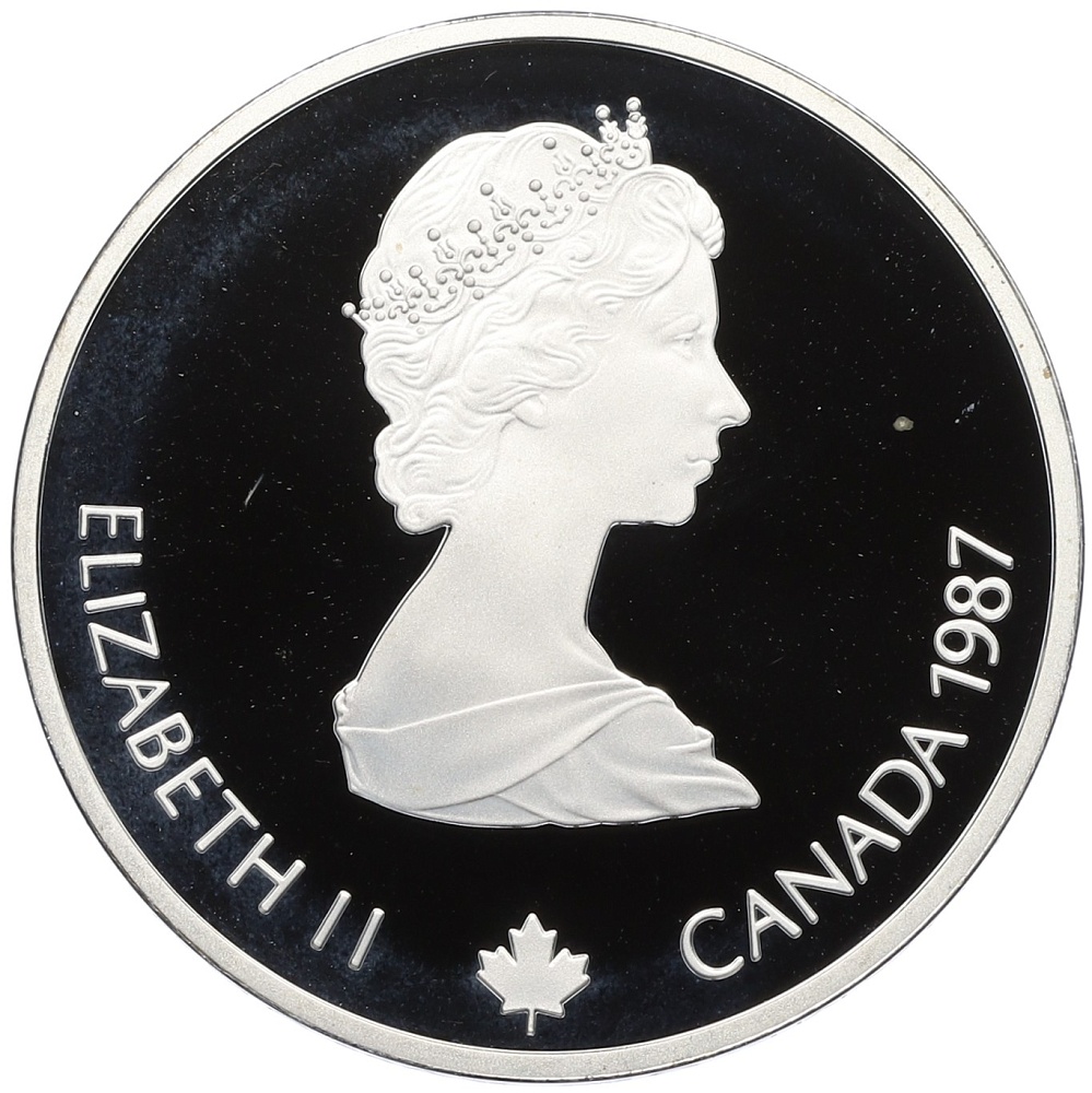 20 долларов 1987 года Канада «XV зимние Олимпийские Игры 1988 в Калгари — Бобслей» — Фото №2
