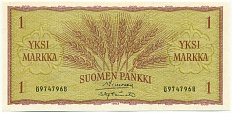 1 марка 1963 года Финляндия — Фото №1