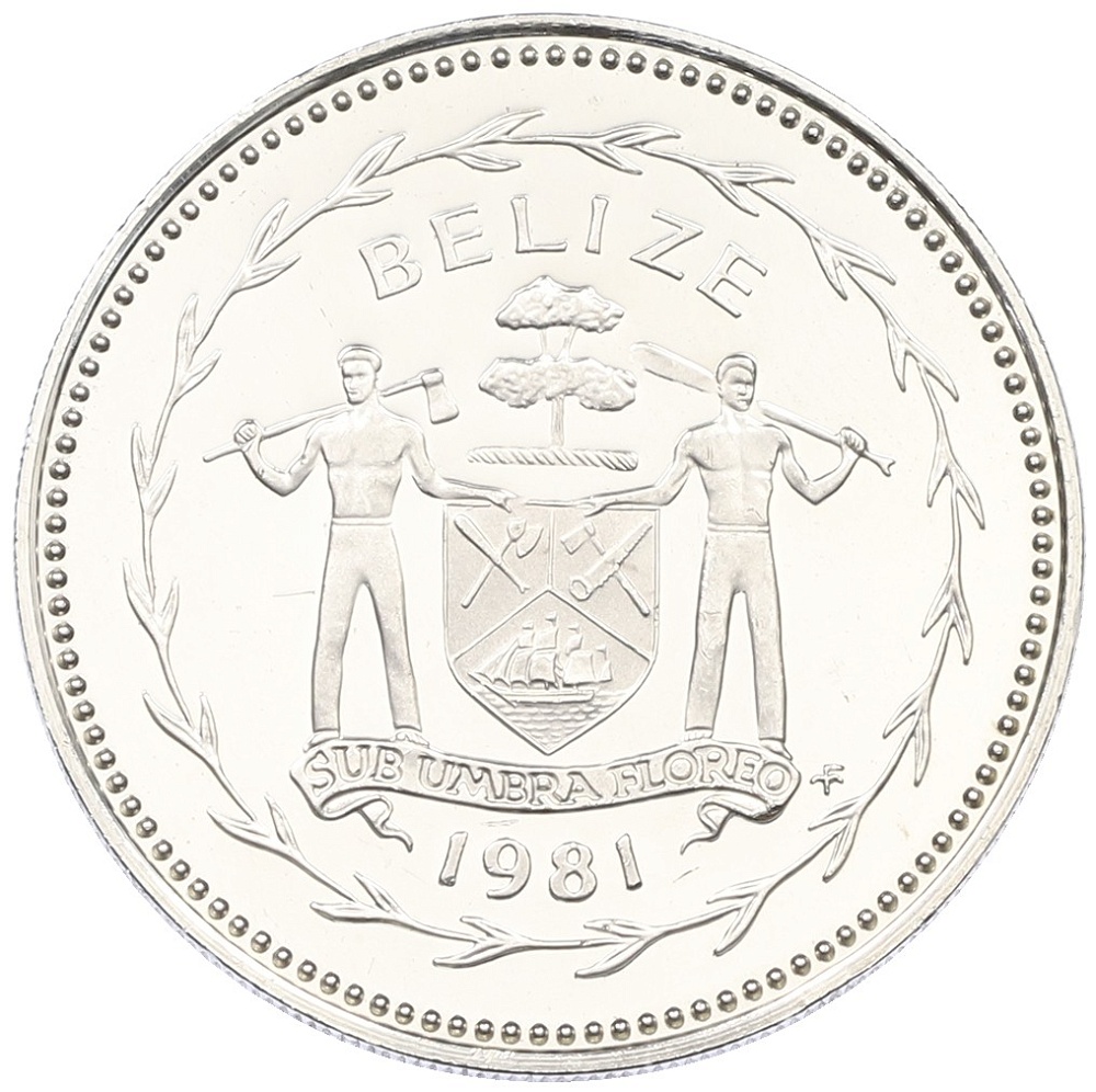 50 центов 1981 года Белиз — Фото №2