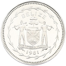 50 центов 1981 года Белиз — Фото №2
