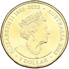 1 доллар 2023 года Австралия «Большие австралийские вещи – большой голубой хилер» — Фото №2