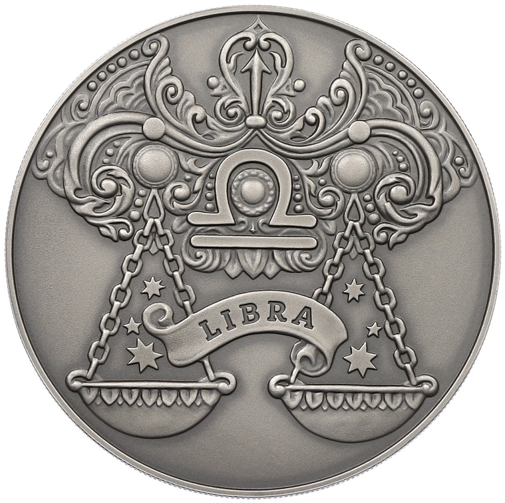 1 рубль 2015 года Белоруссия «Знаки зодиака — Весы» — Фото №1