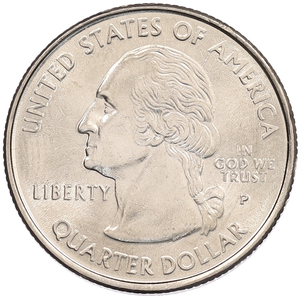 1/4 доллара (25 центов) 1999 года P США «Штаты и территории — Коннектикут» — Фото №2