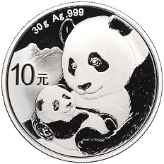 10 юаней 2019 года Китай «Панда» — Фото №1
