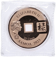 20 центов 2023 года Самоа «Все идет хорошо — Повышение (Олени)» — Фото №2