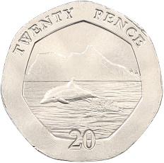 20 пенсов 2020 года Гибралтар — Фото №1
