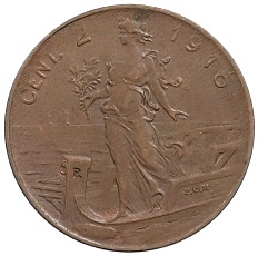 2 чентезимо 1916 года Италия — Фото №1