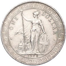 1 доллар 1903 года Великобритания (Торговый доллар) — Фото №1