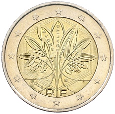 2 евро 2022 года Франция — Фото №1