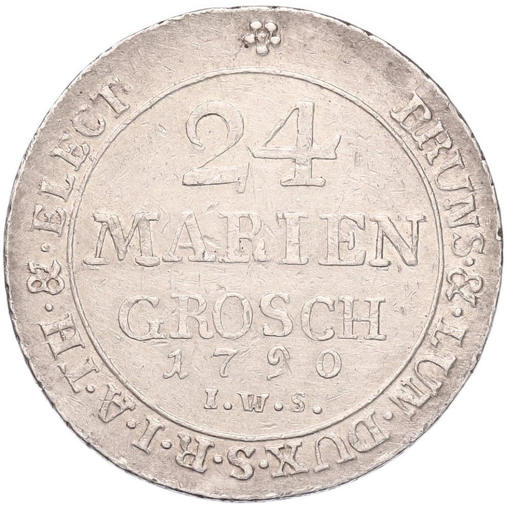 24 мариенгроша (2/3 талера) 1790 года Брауншвейг-Люнебург — Фото №1