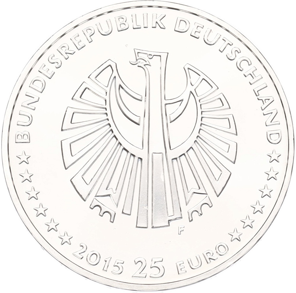 25 евро 2015 года F Германия «25 лет объединению Германии» — Фото №2