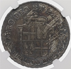 1/2 талера 1796 года Фульда — в слабе NGC (AU DETAILS) — Фото №2