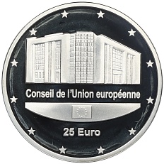 25 евро 2005 года Люксембург «Председательство Люксембурга в Европейском совете» — Фото №1