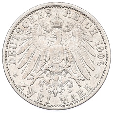 2 марки 1906 года Германия (Пруссия) — Фото №2