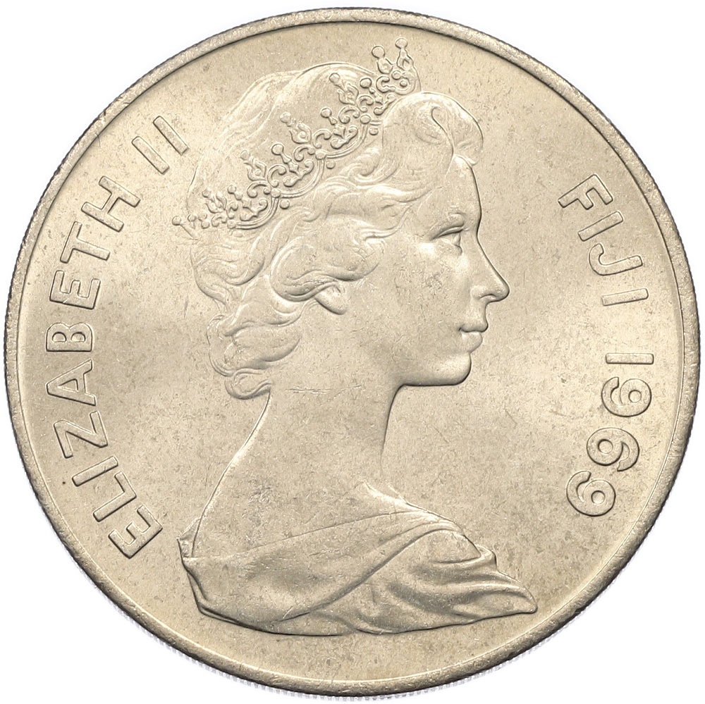 1 доллар 1969 года Фиджи — Фото №2