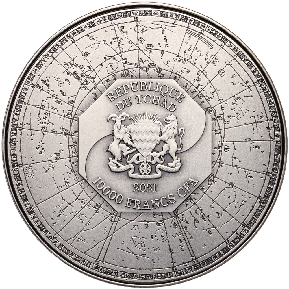 10000 франков 2021 года Чад «Алая птица» — Фото №2