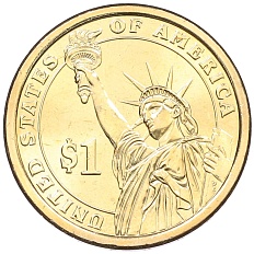 1 доллар 2012 года (D) США «22-й президент США Гровер Кливленд» — Фото №2