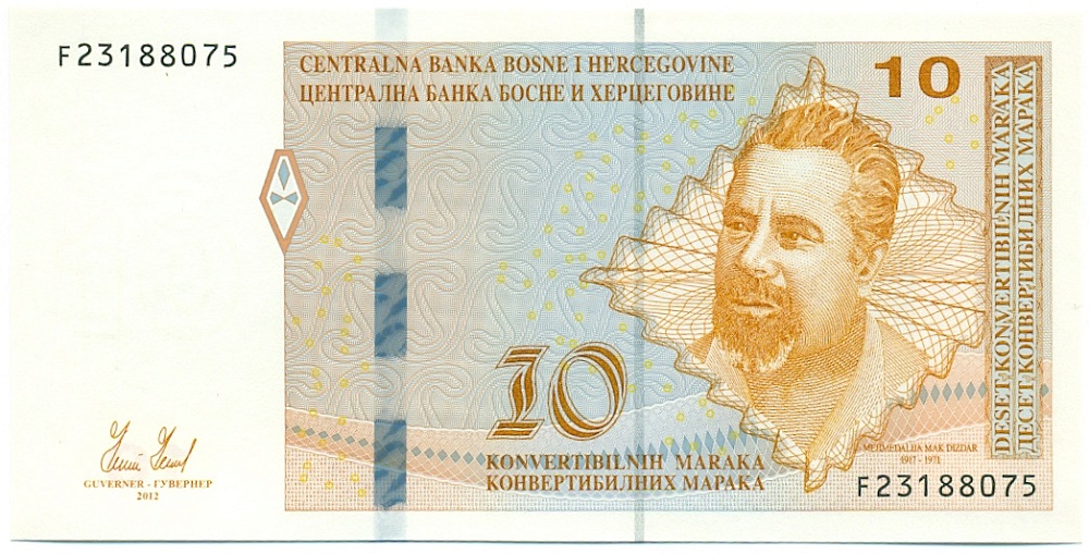 10 марок 2012 года Босния и Герцеговина — Фото №1