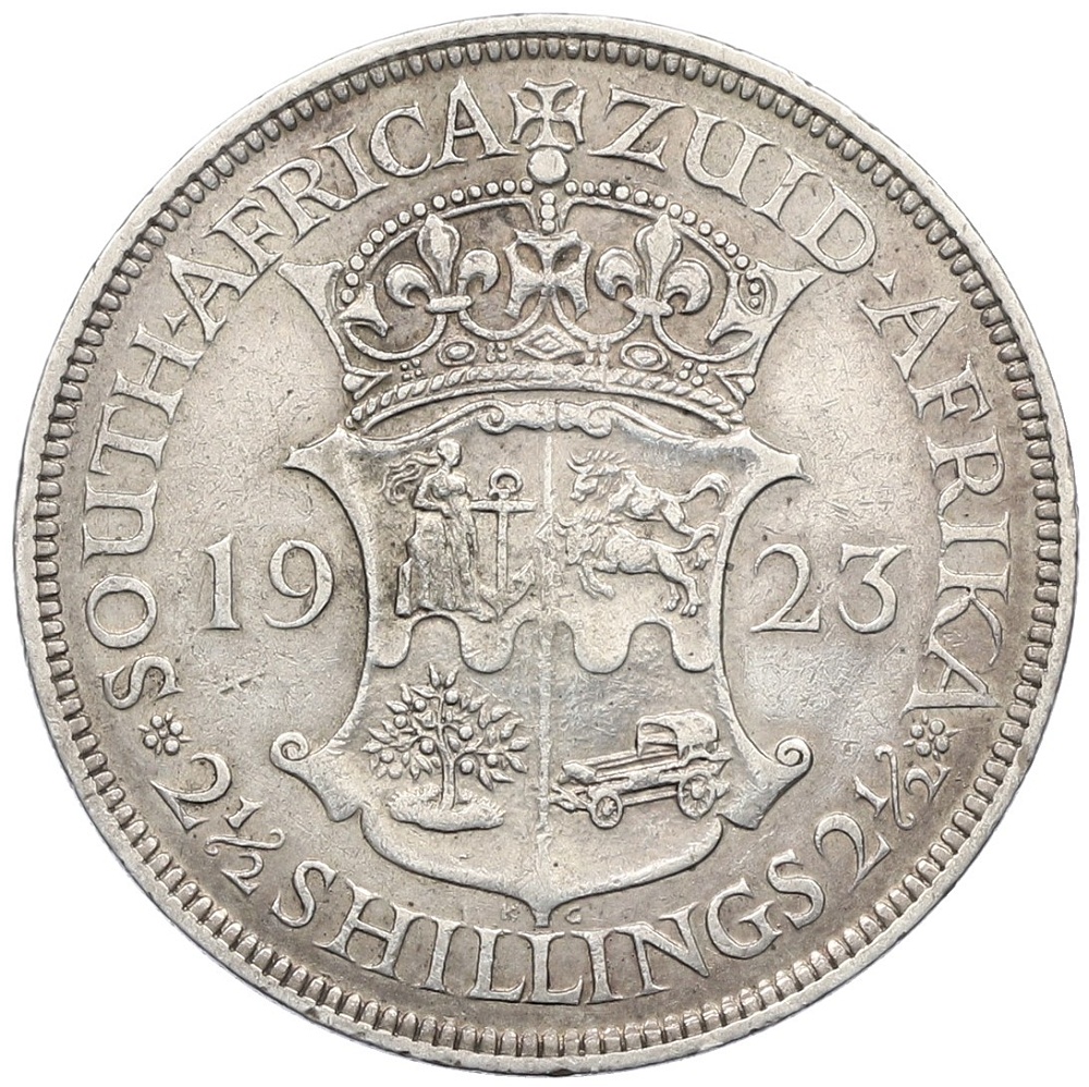 2 1/2 шиллинга 1923 года Британская Южная Африка — Фото №1