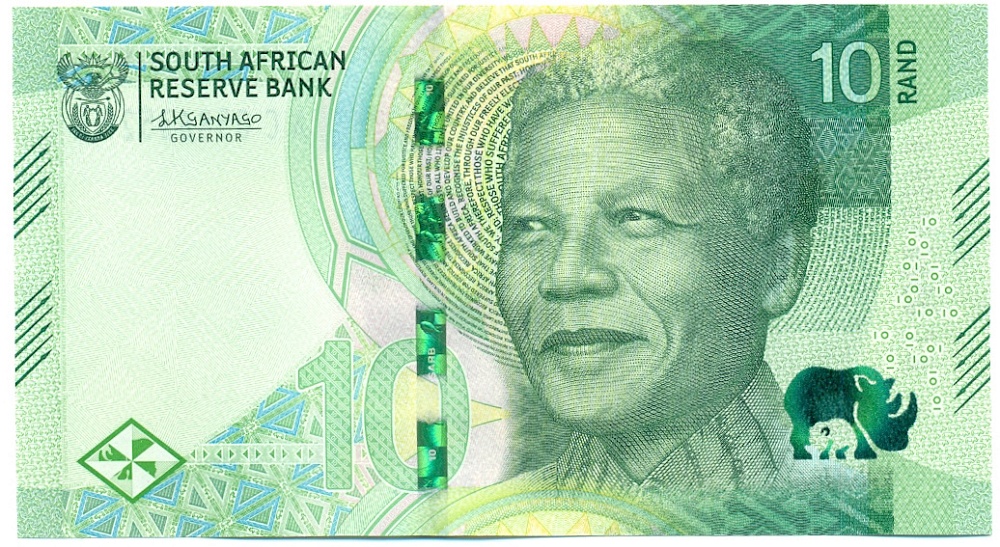 10 рэнд 2023 года ЮАР — Фото №1