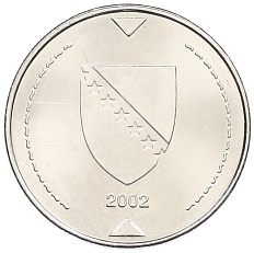 1 марка 2002 года Босния и Герцеговина — Фото №1