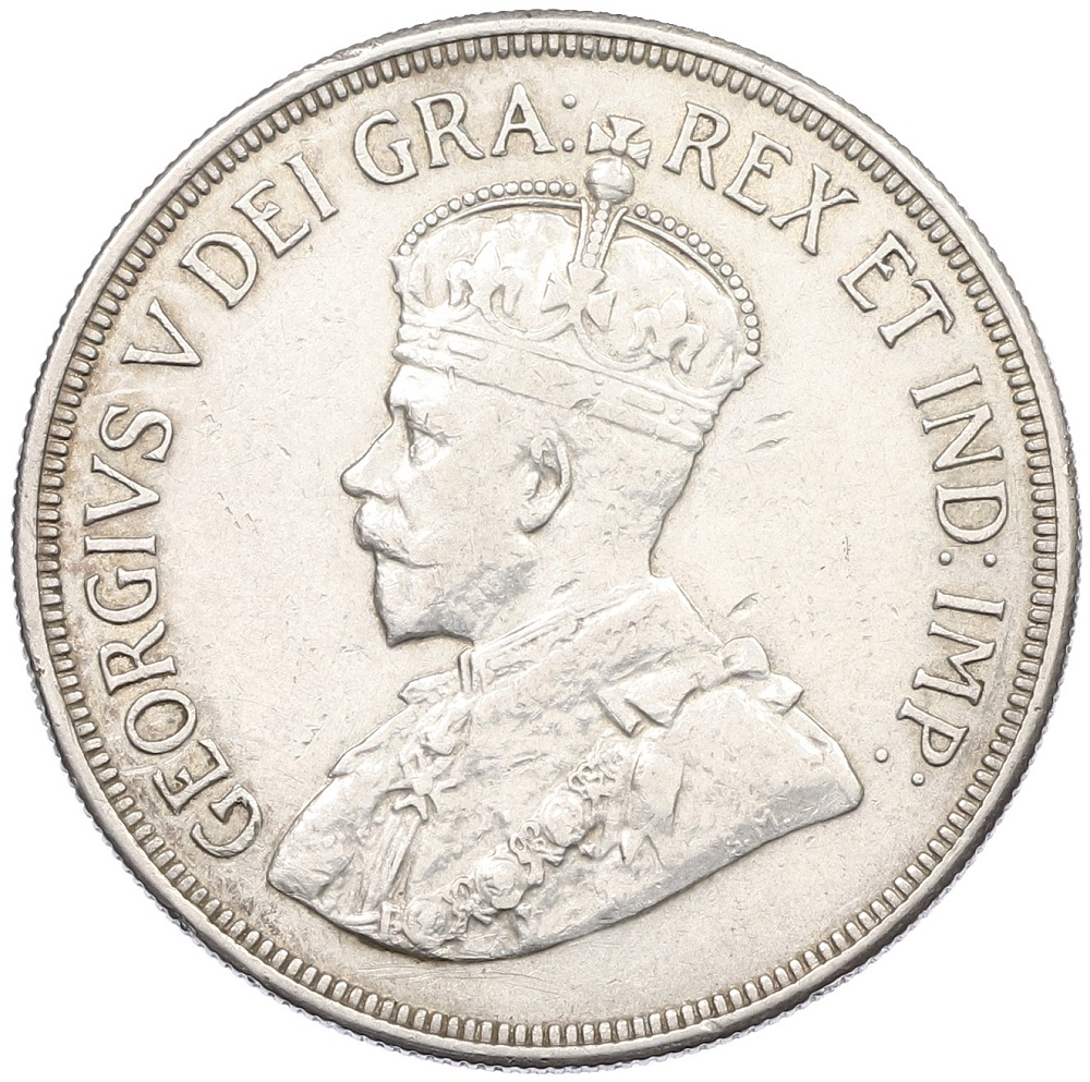 45 пиастров 1928 года Британский Кипр «50 лет английскому Кипру» — Фото №2