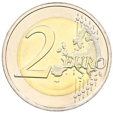 2 евро 2015 года Литва — Фото №2