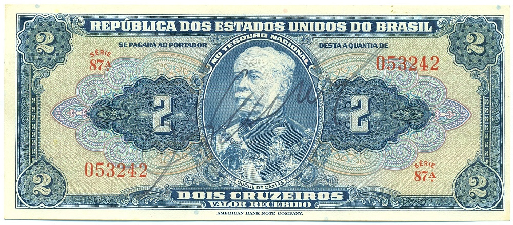 2 крузейро 1944 года Бразилия — Фото №1