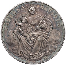 1 талер 1870 года Бавария — Фото №1