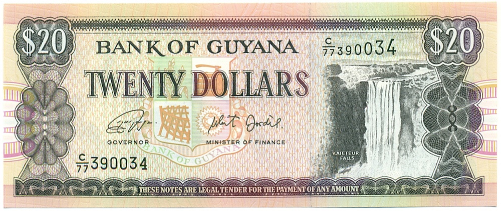 20 долларов 2018 года Гайана — Фото №1