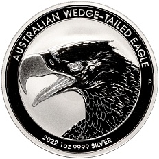 1 доллар 2022 года Австралия «Австралийский клинохвостый орел» — Фото №1