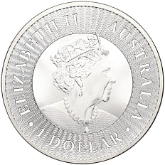 1 доллар 2021 года Австралия «Австралийский кенгуру» — Фото №2