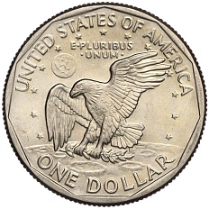 1 доллар 1980 года D США «Сьюзен Энтони» — Фото №2
