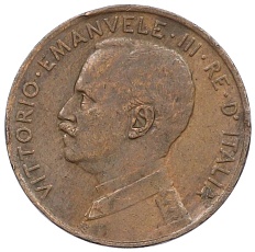 2 чентезимо 1917 года Италия — Фото №2