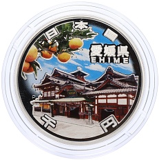 1000 йен 2014 года Япония «47 префектур Японии — Эхимэ» — Фото №1
