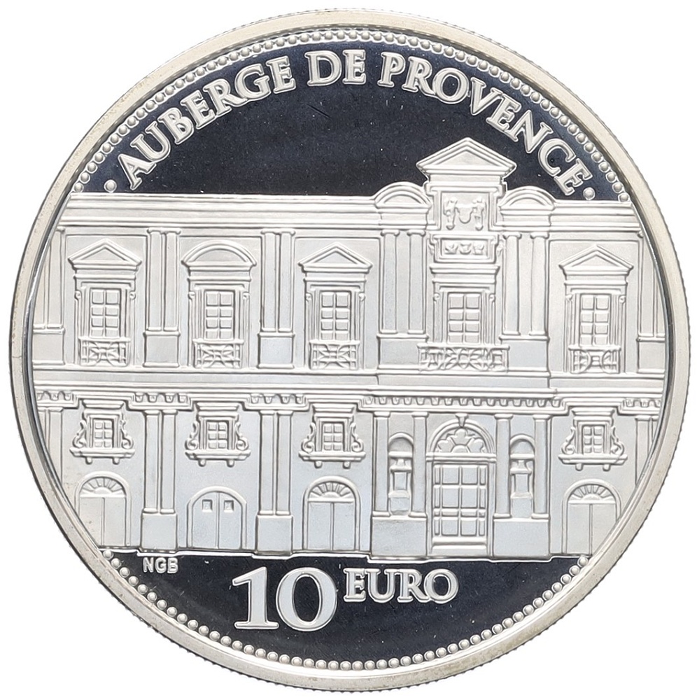 10 евро 2013 года Мальта «Отель Auberge de Provence» — Фото №1