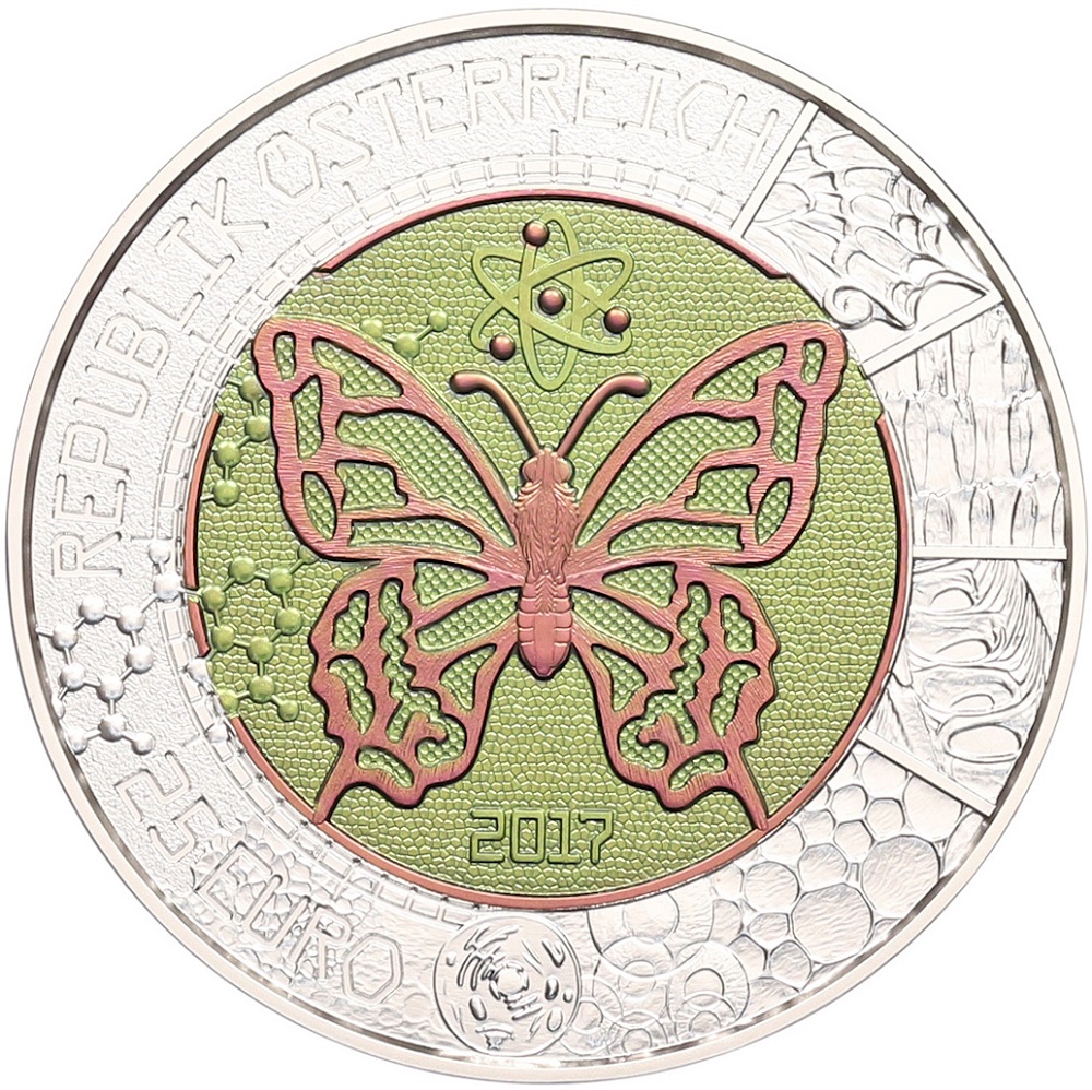 25 евро 2017 года Австрия «Микрокосмос» — Фото №2