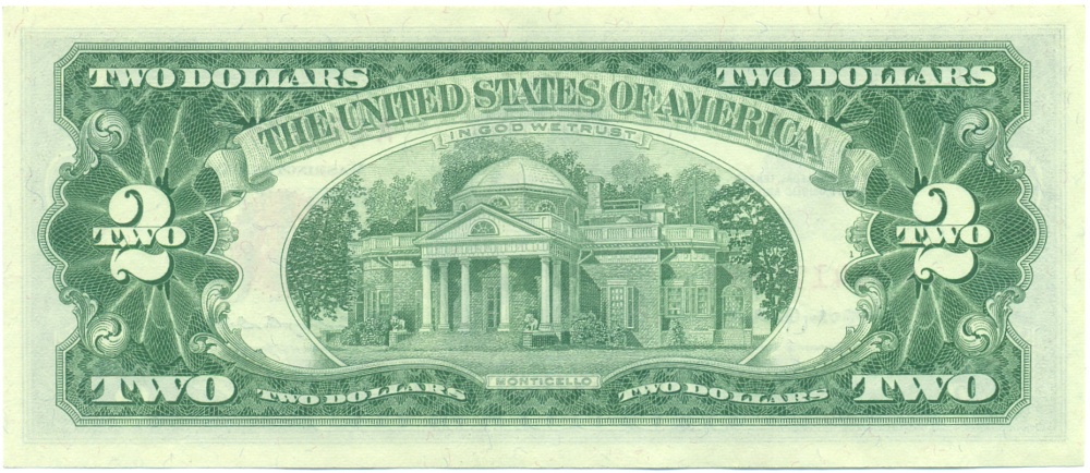 2 доллара 1963 года США — Фото №2