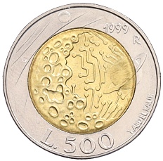 500 лир 1999 года Сан-Марино — Фото №1
