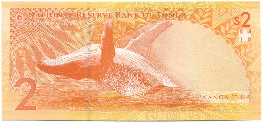 2 паанга 2023 года Тонга — Фото №2