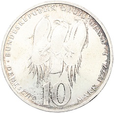 10 марок 1997 года J Германия «500 лет со дня рождения Филиппа Меланхтона» — Фото №2