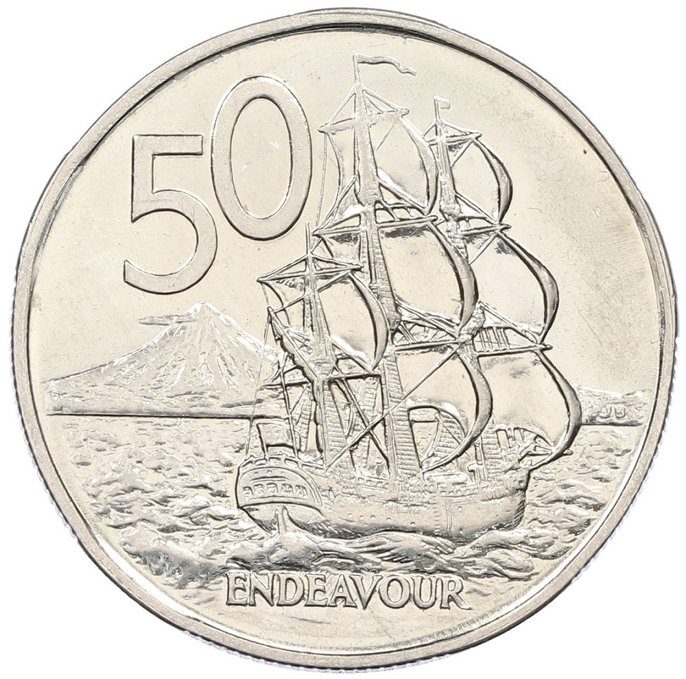 50 центов 1970 года Новая Зеландия — Фото №1